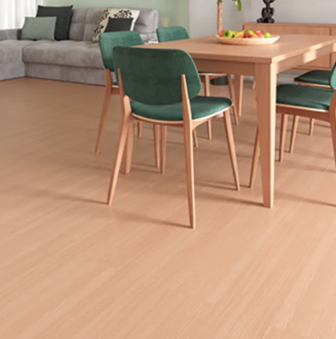Piso laminado Carvalho Avelã instalado