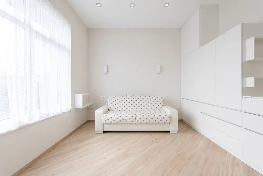 Apartamento com piso vinílico