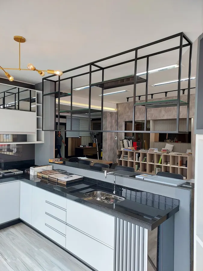 Cozinha no showroom